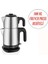Elektrikli Çaycı ve Cam French Press, 1000 Ml, Şık Gri Renkli Tasarım 1