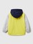 Erkek Bebek Sarı Kolu Logo Detaylı Astarlı Kapüşonlu Yağmurluk 6