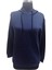 Lacivert Kapüşonlu Iki Iplik Sweatshirt 1