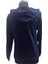 Lacivert Kapüşonlu Iki Iplik Sweatshirt 2