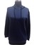 Lacivert Kapüşonlu Iki Iplik Sweatshirt 4
