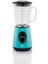 Turkuaz Cam Blender, Şık ve Dayanıklı Kavanoz Tasarımı 1