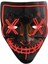 Zeroshop Hallowen Parti Maskesi Neon LED Işıklı Maske 3 Modlu Cadılar Bayramı Maskesi 3
