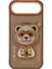 iPhone 17 Air Uyumlu Magsafe Stant Özellikli 3D Gözlük Fermuar Bear Detaylı Cool Cute 2.0 Kılıf 11B 1