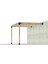 2 x 2.4 Metre Sundurma Pergole Braket Seti 2 Ana Direkli Trapez Sac Gölgelikli 4