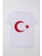 Erkek Çocuk Tişört Türk Bayraklı 4-14 Yaş, Beyaz 1