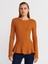32090 Uzun Kollu Peplum Top-A.kiremit 1