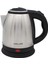 Gri 1.2 Litre Otel Tipi Kettle, Şık ve Kullanışlı Mutfak Gereci 1