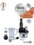 1500W Çok Fonksiyonlu Dilimleyici Rende Seti, 1,5 Litre Cam Hazneli Blender 1