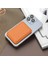 Tmw4 Magsafe Uyumlu Kart Taşıma ve Telefon Stand Özellikli Katlanabilir Manyetik Deri Cüzdan Kartlık 6