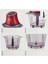Çok Renkli 600 W Doğrayıcı, 1 L Hazne, Pratik Kullanım 6