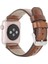 Apple Watch Uyumlu Deri Kordon 42-44-45MM RST2EF Taba 2