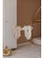 Premium %100 Pamuklu Çıt Çıtlı Nakışlı Bebek Zıbın Body 2li Set Takım 3