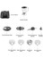 Siyah Çok Fonksiyonlu Smoothie Hazneli Çok Amaçlı Mutfak Robotu 6