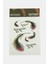 Allzey Yaprak Tattoo Dövme Sticker-Beyaz 1