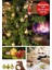 12 Adet Gold 2,5 cm Mini Yılbaşı Topu, Noel Çam Ağacı Topu, Süs Topu 3
