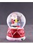 Noel Baba ve Hediye Paketi Temalı Mini Boy Işıklı Yılbaşı Kar Küresi 6.5 CM1A 2