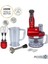 Kırmızı 1000W Çok Amaçlı Blender Seti, Turbo Fonksiyonlu, Hızlı Çırpma ve Doğrama 1