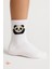 Sevimli Panda Figürlü Çocuk Çorap Pamuklu Günlük ve Okul Çorabı Kız ve Erkek Çocuk Panda Çorap 2