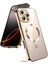 Apple iPhone 16 Pro Max Kılıf Kamera Lens Korumalı Magsafe Şarj Kilifi Şeffaf Renkli Yumuşak Kapak 3