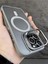 Apple iPhone 14 Pro Max Kılıf Standlı Mat Magsafe Metal Tuşlu Kamera Lens Hediyeli Wonk Kapak 1