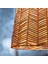 Sarkıt Lamba Abajur Başlığı, Rattan, 29 cm 3