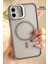 Apple iPhone 11 Kılıf Standlı Mat Magsafe Metal Tuşlu Kamera Lens Hediyeli Wonk Kapak 2
