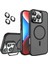 Apple iPhone 16 Pro Max Uyumlu Kılıf Standlı Mat Magsafe Metal Tuşlu Kamera Lens Wonk Kapak 2