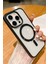 Apple iPhone 14 Pro Max Kılıf Magsafe Wireless Şarj Özellikli Tam Koruma Renkli Silikon Ege Kapak 1