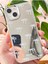 Apple iPhone 13 - 14 Uyumlu Kılıf Aynalı Bow Girl Fiyonk Desenli Darbe Emici Silikon Kapak 11