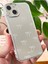 Apple iPhone 13 - 14 Uyumlu Kılıf Aynalı Bow Girl Fiyonk Desenli Darbe Emici Silikon Kapak 13