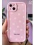 Apple iPhone 13 Kılıf Yumuşak Dokulu Papatya Desenli Yumuşak Kamera Korumalı Silikon Kapak 3