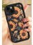 Apple iPhone 13 Kılıf Yumuşak Dokulu Ayçiçeği Desenli Yumuşak Kamera Korumalı Silikon Kapak 1