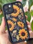 Apple iPhone 13 Kılıf Yumuşak Dokulu Ayçiçeği Desenli Yumuşak Kamera Korumalı Silikon Kapak 4