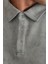 Eskitme Efektli Yıkamalı Double Pike Kumaş Erkek Polo Yaka Loose Fit Tişört 4