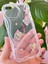 Apple iPhone 7 / 8 Plus Kılıf 3D Kalpli Inci Tasarımlı Desenli Kamera Korumalı Şeffaf Silikon Kapak 12