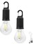 Msa-Shop 3 Farklı Mod Led'li Şarjlı Asma Kancalı Kamp Lambası Taşınabilir Ampul 3