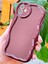 Apple iPhone 11 Uyumlu Kılıf Kamera Korumalı Dalga Kenarlı Darbe Emici Bordo Silikon Kapak 6