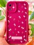 Apple iPhone 11 Kılıf Yumuşak Dokulu Kelebek ve Gül Desenli Yumuşak Kamera Korumalı Silikon Kapak 3