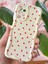 Samsung Galaxy A13 Kılıf Kamera Korumalı Dalga Kenarlı Kırmızı Kalp Desenli Silikon Kapak 2