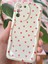 Samsung Galaxy S21 Fe Kılıf Kamera Korumalı Dalga Kenarlı Kırmızı Kalp Desenli Silikon Kapak 3