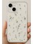 Apple iPhone 14/13 Uyumlu Kılıf Tasarımlı Desenli Kamera Korumalı Şeffaf Çiçek Esnek Yumuşak Silikon Kapak 2