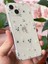 Apple iPhone 14/13 Uyumlu Kılıf Tasarımlı Desenli Kamera Korumalı Şeffaf Çiçek Esnek Yumuşak Silikon Kapak 6