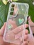 Samsung Galaxy S24 Plus Kılıf 3D Kalpli Inci Tasarımlı Desenli Kamera Korumalı Şeffaf Silikon Kapak 3