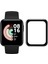 Xiaomi Redmi Watch 2 Lite Uyumlu Tam Kaplayan Ultra Ince Kavisli Siyah Çerçeveli Saat Ekran Koruyucu Pet 1