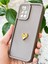 Xiaomi Redmi 10 2022 Kılıf 3D Kalp Tasarımlı Kahverengi Desenli Yumuşak Kamera Korumalı Kapak 7
