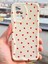 Xiaomi Redmi 10 2022 Kılıf Kamera Korumalı Dalga Kenarlı Kırmızı Kalp Desenli Silikon Kapak 14