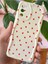 Samsung Galaxy S20 Fe Kılıf Kamera Korumalı Dalga Kenarlı Kırmızı Kalp Desenli Silikon Kapak 2