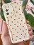 Samsung Galaxy S20 Fe Kılıf Kamera Korumalı Dalga Kenarlı Kırmızı Kalp Desenli Silikon Kapak 4