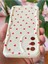 Samsung Galaxy S20 Fe Kılıf Kamera Korumalı Dalga Kenarlı Kırmızı Kalp Desenli Silikon Kapak 6